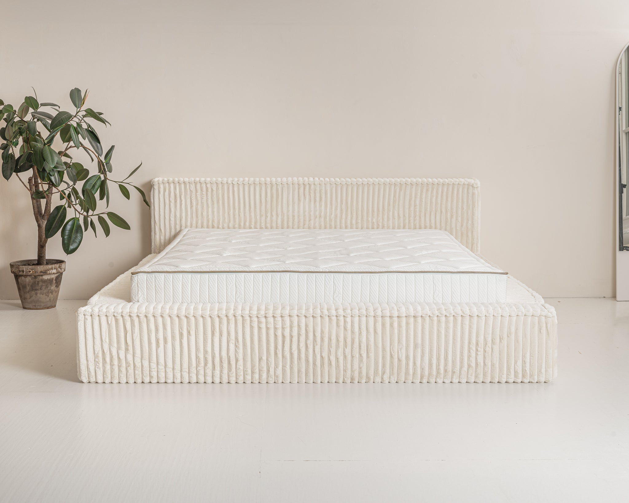 Designbed Adore Melody 160x200 beige - zonder matras
