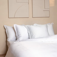 Coco & Cici - TENCEL - Satijn Hoeslaken Wit - Topper 180x200x10