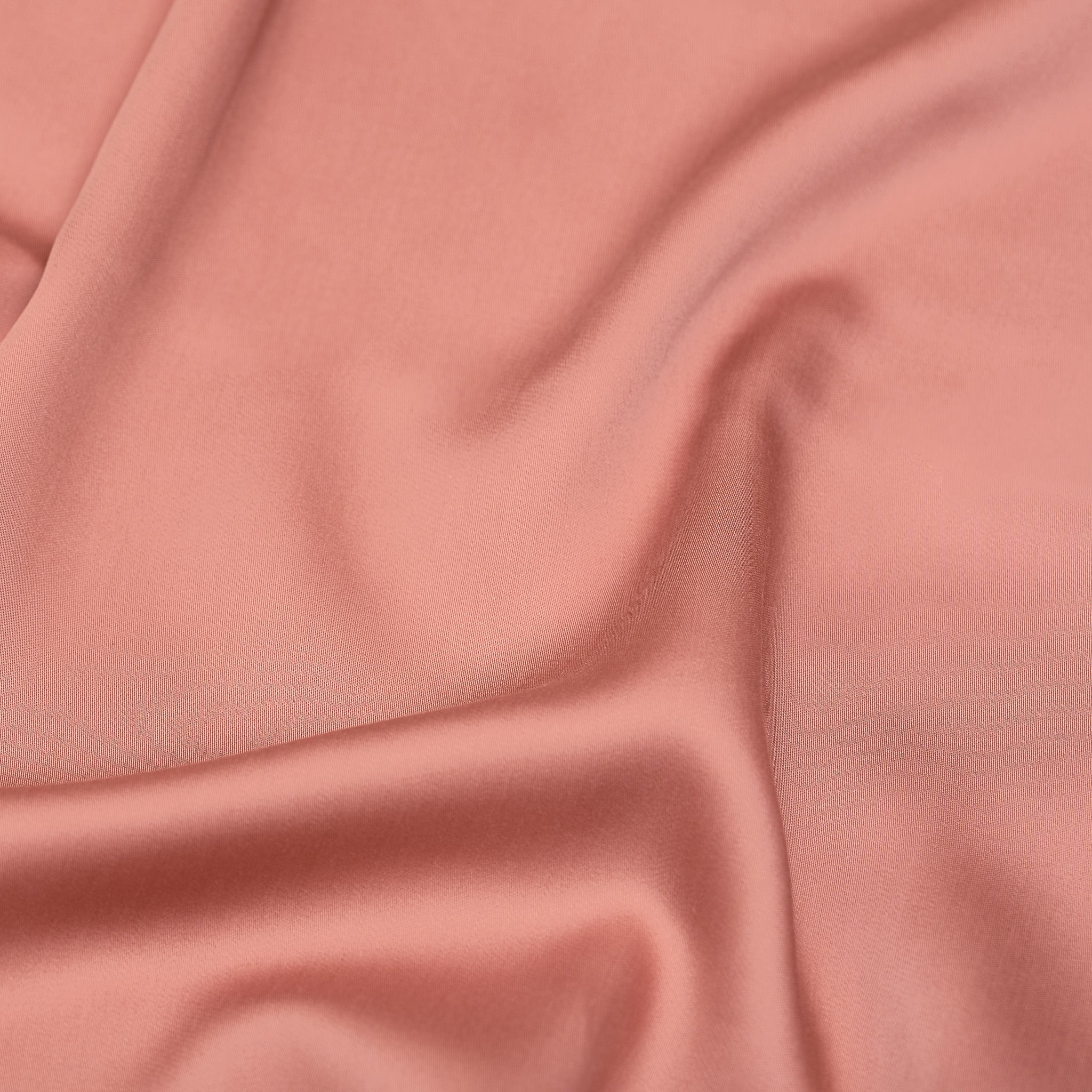Coco & Cici - Tencel satijn hoeslaken voor topper 180 x 210 x 10 cm - 2-persoons - Lyocell - elastiek rondom - terra roze - extra zacht