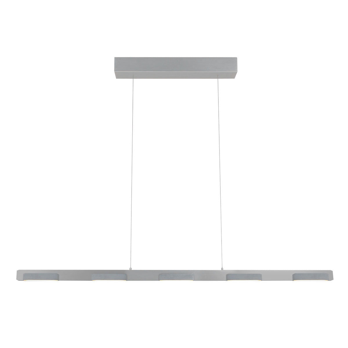 Hanglamp Bloc 3296ST Staal met kabellift