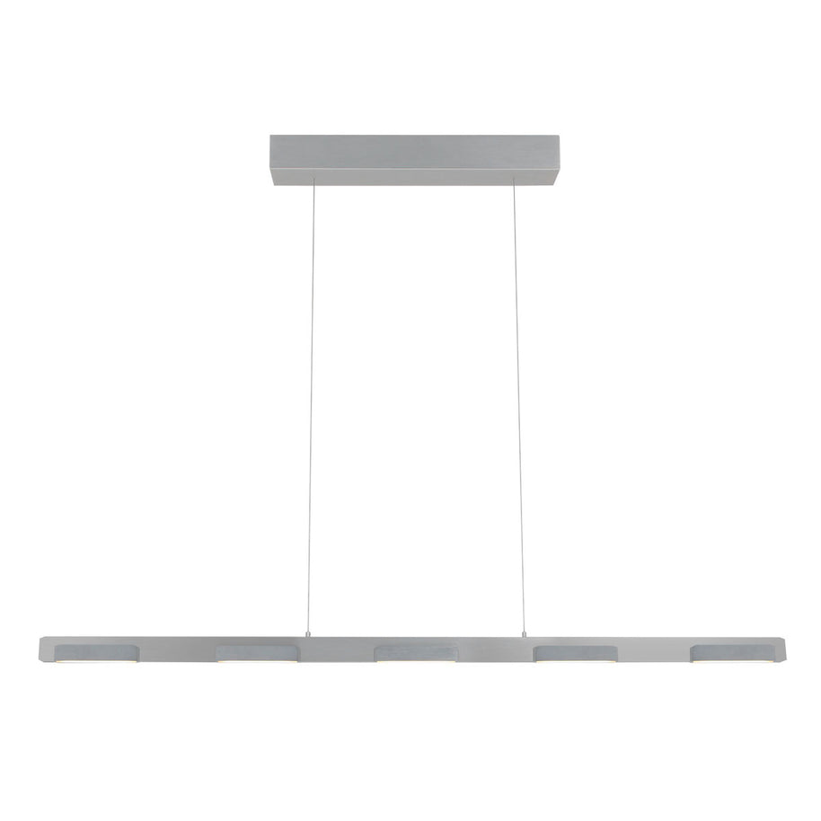 Hanglamp Bloc 3296ST Staal met kabellift