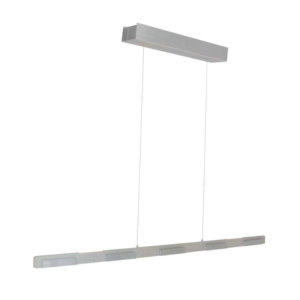 Hanglamp Bloc 3296ST Staal met kabellift