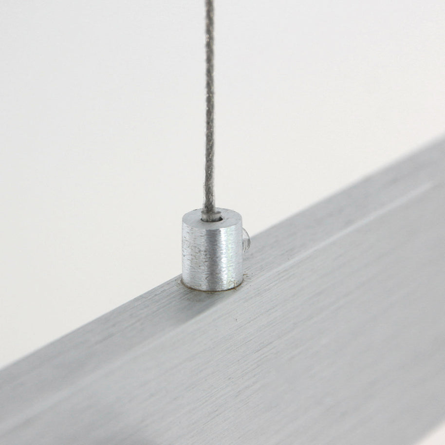 Hanglamp Bloc 3296ST Staal met kabellift