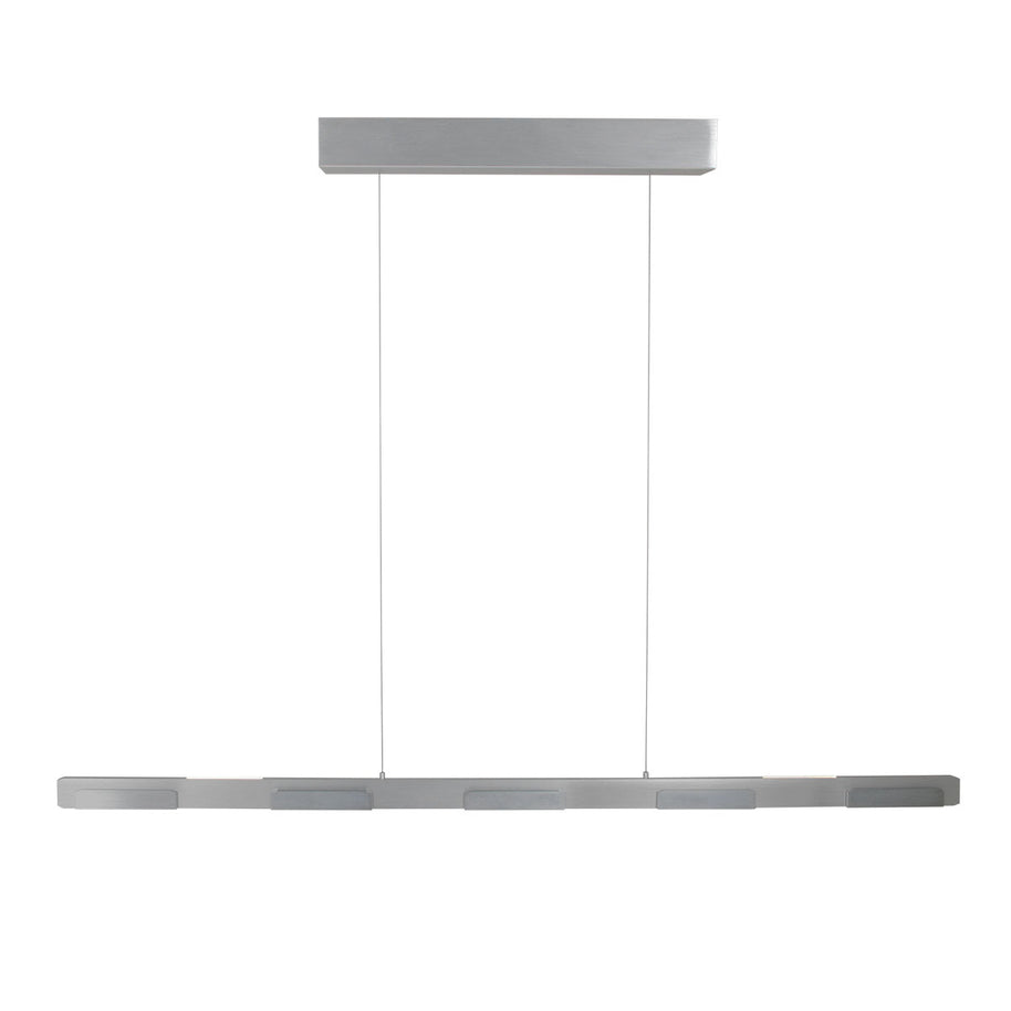 Hanglamp Bloc 3296ST Staal met kabellift