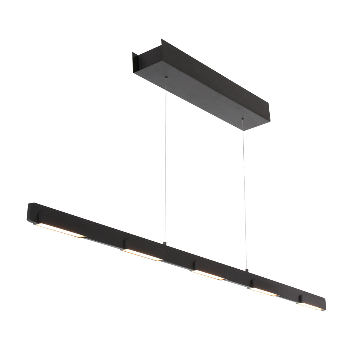 Hanglamp Bloc 3296ZW zwart met kabellift