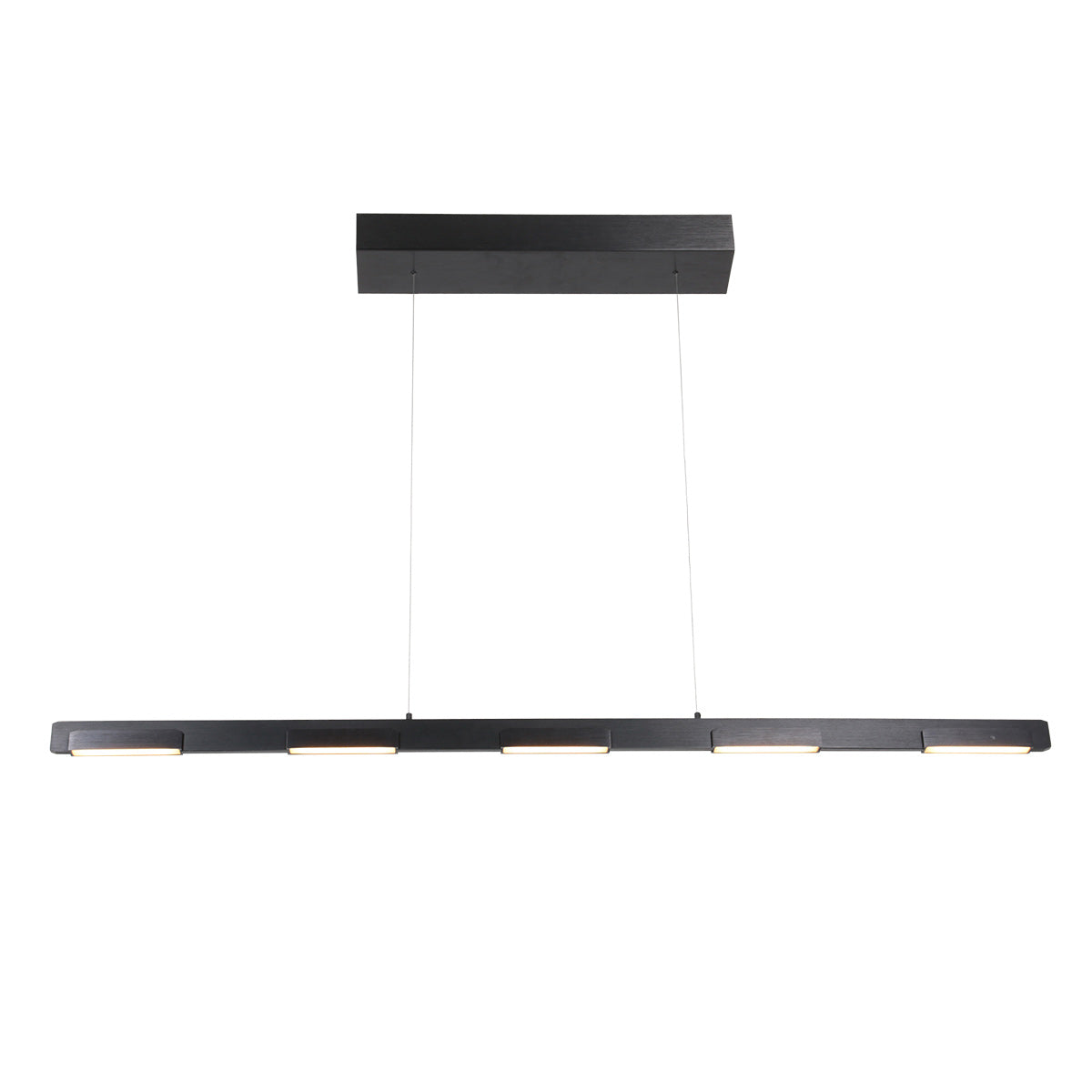 Hanglamp Bloc 3296ZW zwart met kabellift