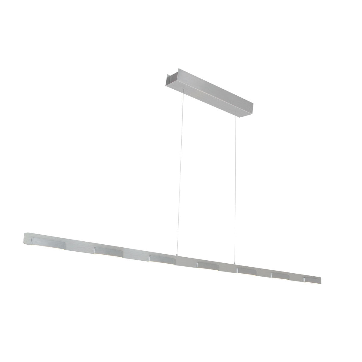 Hanglamp Bloc 3297ST Staal met kabellift