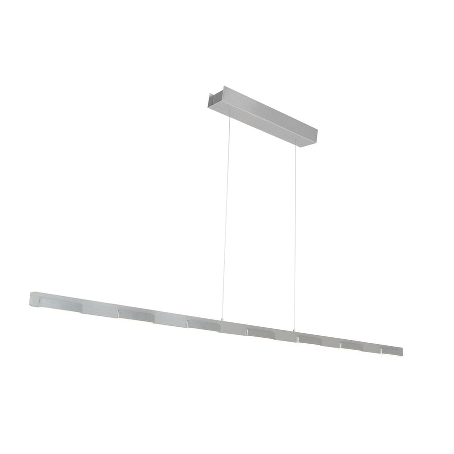 Hanglamp Bloc 3297ST Staal met kabellift