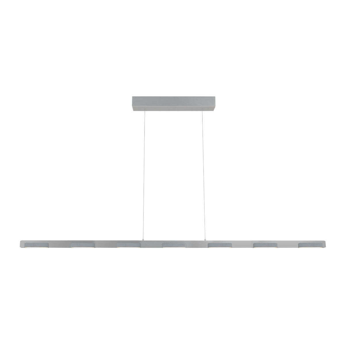 Hanglamp Bloc 3297ST Staal met kabellift