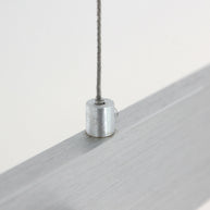 Hanglamp Bloc 3297ST Staal met kabellift