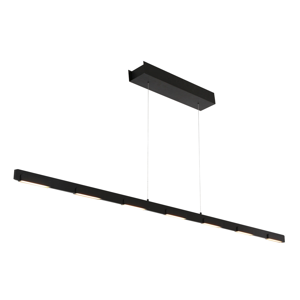 Hanglamp Bloc 3297ZW zwart met kabellift