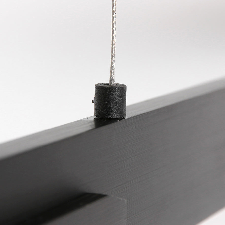 Hanglamp Bloc 3297ZW zwart met kabellift