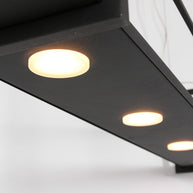 Hanglamp Tor 3298ZW – zwarte designlamp met plateau en LED