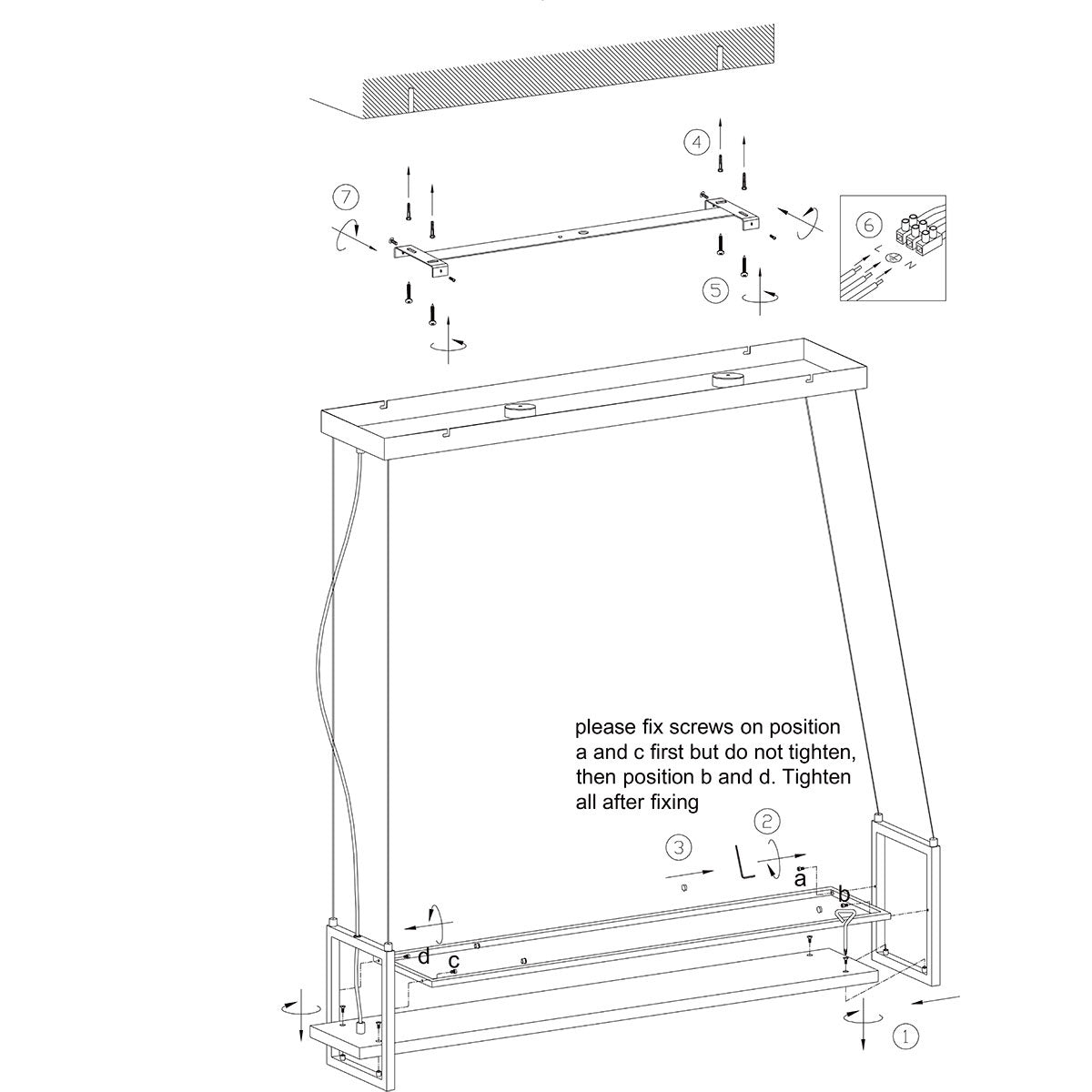 Hanglamp Tor 3298ZW – zwarte designlamp met plateau en LED
