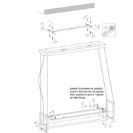 Hanglamp Tor 3298ZW – zwarte designlamp met plateau en LED