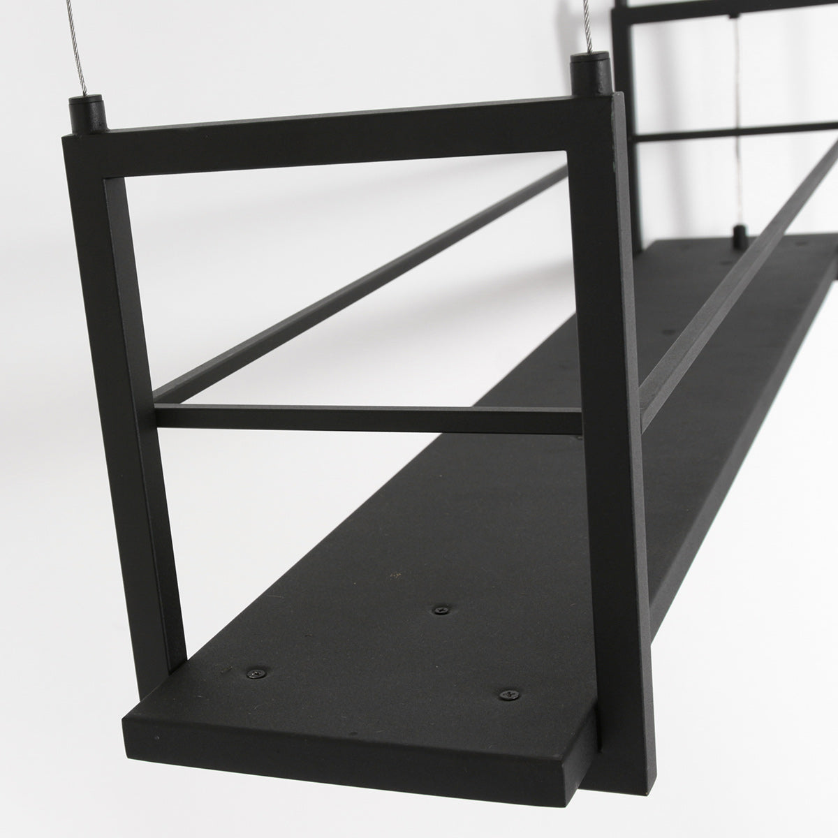 Hanglamp Tor 3298ZW – zwarte designlamp met plateau en LED