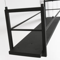 Hanglamp Tor 3298ZW – zwarte designlamp met plateau en LED