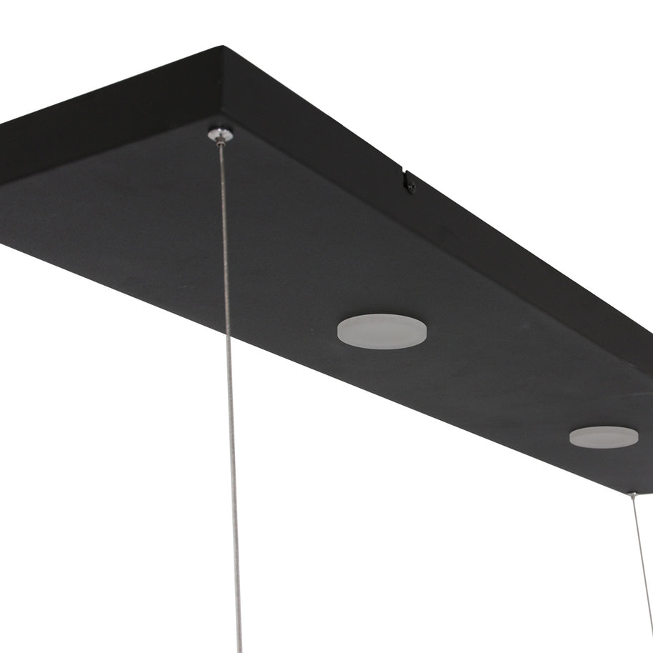 Hanglamp Tor 3298ZW – zwarte designlamp met plateau en LED