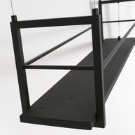 Hanglamp Tor 3298ZW – zwarte designlamp met plateau en LED