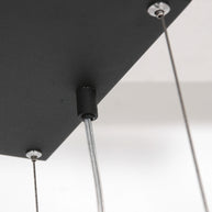 Hanglamp Tor 3298ZW – zwarte designlamp met plateau en LED
