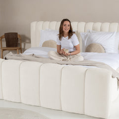 Designbed Adore Chique 160x200 Beige - Zonder Matras