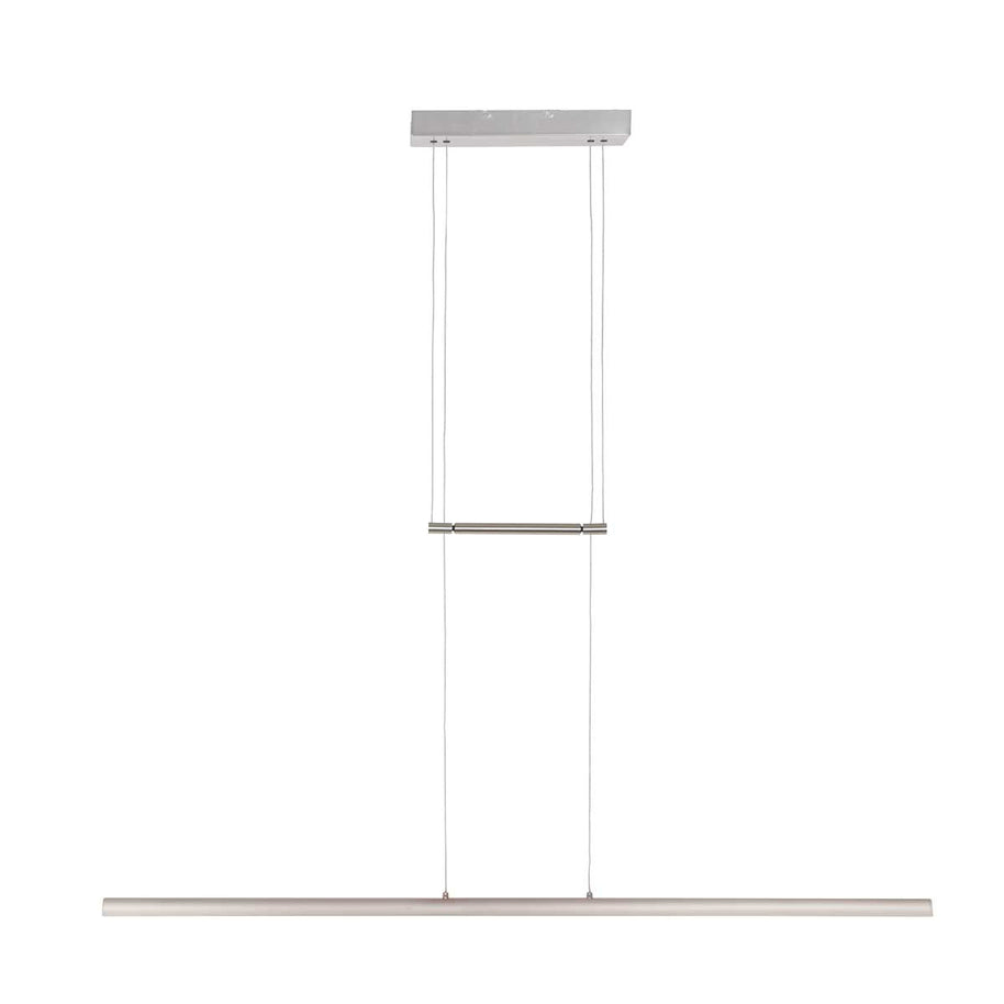 Hanglamp Profilo 3317ST staal 115 cm breed 1700 lumen