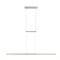 Hanglamp Profilo 3317ST staal 115 cm breed 1700 lumen
