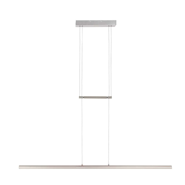Hanglamp Profilo 3317ST staal 115 cm breed 1700 lumen
