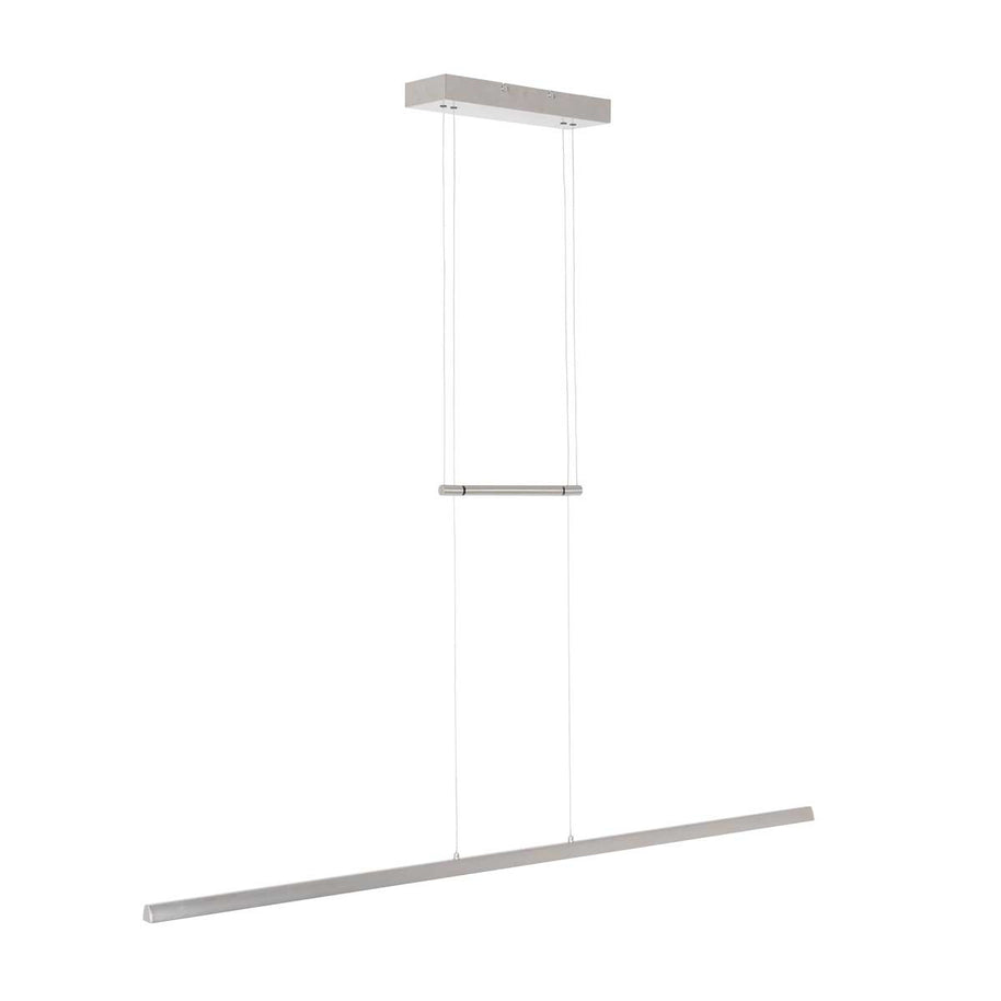 Hanglamp Profilo 3317ST staal 115 cm breed 1700 lumen