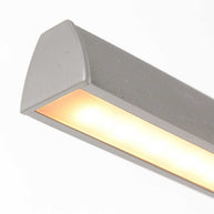 Hanglamp Profilo 3317ST staal 115 cm breed 1700 lumen