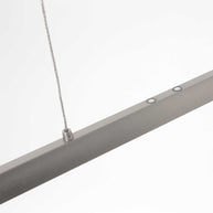 Hanglamp Profilo 3317ST staal 115 cm breed 1700 lumen