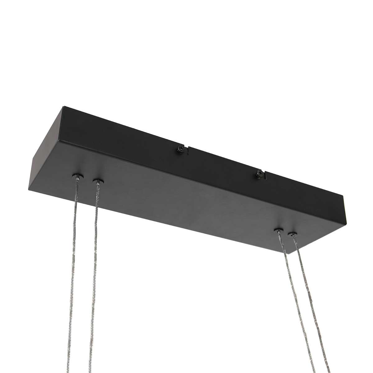 Hanglamp Profilo 3317ZW zwart, 115 cm breed, 1700 lumen