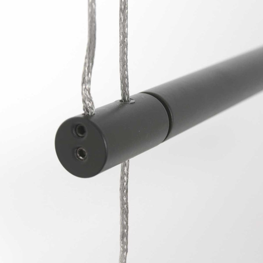 Hanglamp Profilo 3317ZW zwart, 115 cm breed, 1700 lumen