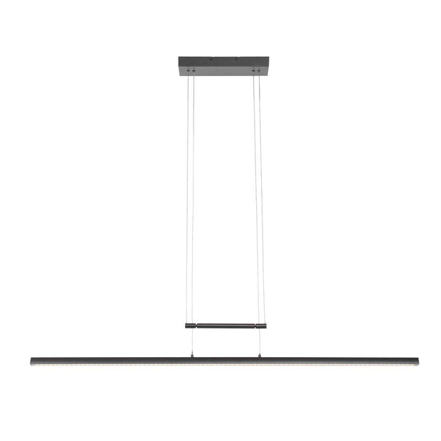 Hanglamp Profilo 3317ZW zwart, 115 cm breed, 1700 lumen