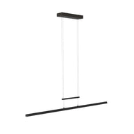 Hanglamp Profilo 3317ZW zwart, 115 cm breed, 1700 lumen