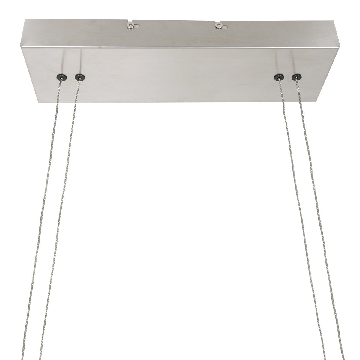 Hanglamp Profilo 3318ST staal 150 cm breed 2100 lumen