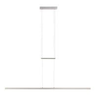 Hanglamp Profilo 3318ST staal 150 cm breed 2100 lumen