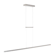 Hanglamp Profilo 3318ST staal 150 cm breed 2100 lumen