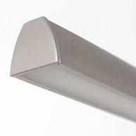 Hanglamp Profilo 3318ST staal 150 cm breed 2100 lumen