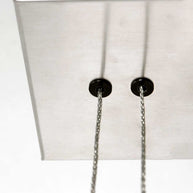 Hanglamp Profilo 3318ST staal 150 cm breed 2100 lumen