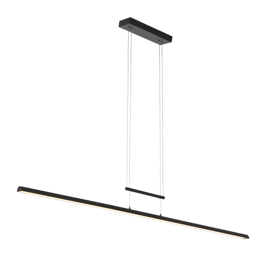 Hanglamp Profilo 3318ZW zwart 150 cm breed 2100 lumen