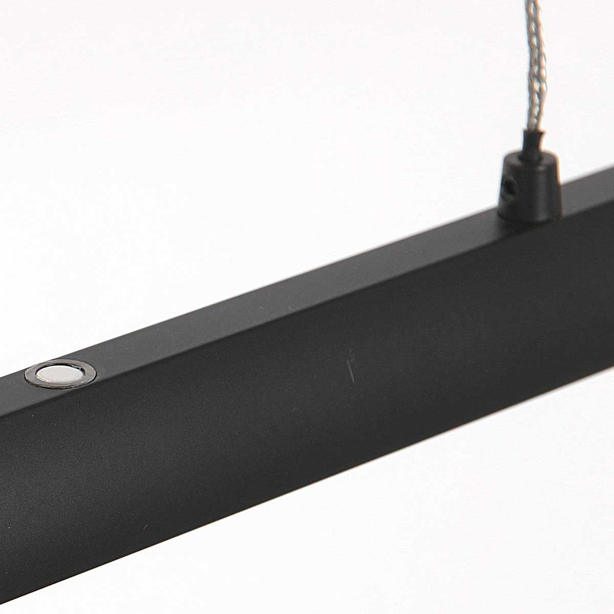 Hanglamp Profilo 3318ZW zwart 150 cm breed 2100 lumen