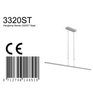 Hanglamp Bande 3320ST Staal