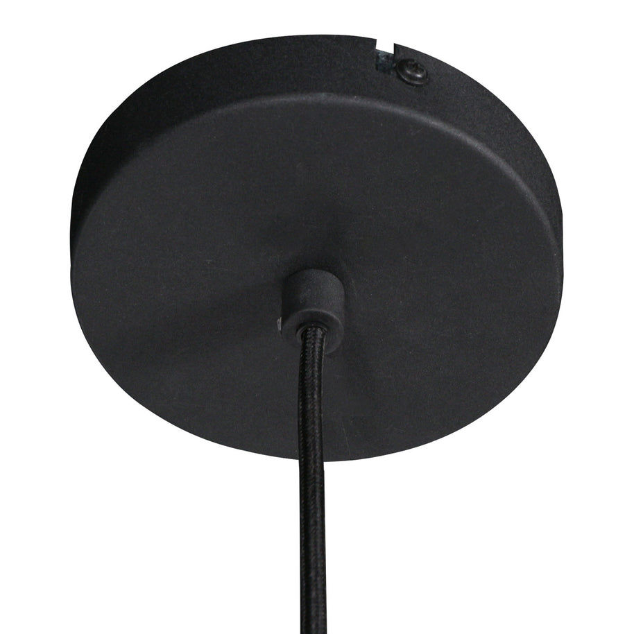 Hanglamp Flinter 3329E Stijlvol Houtmotief met Warme Gouden Binnenkant