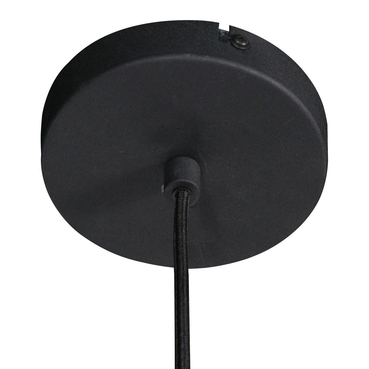 Hanglamp Flinter 3329E Stijlvol Houtmotief met Warme Gouden Binnenkant