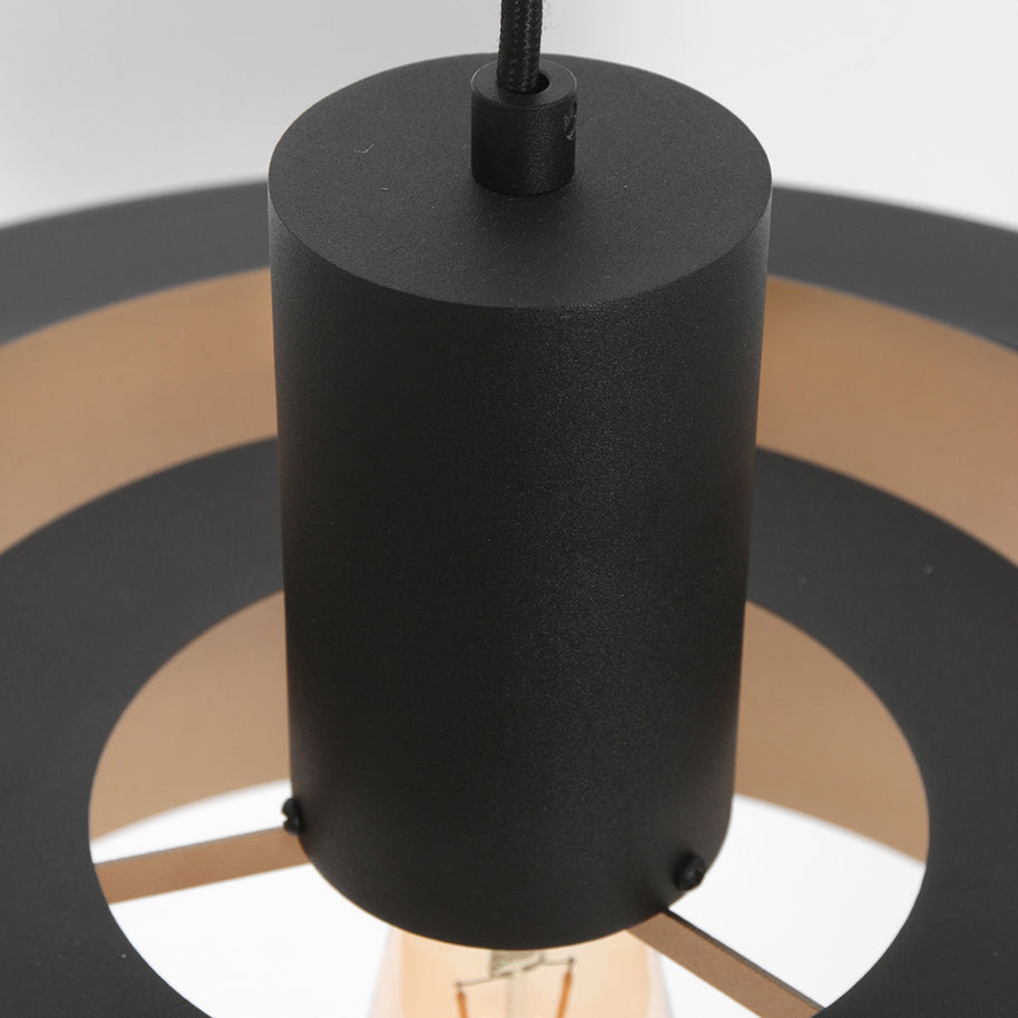 Zwarte hanglamp Flinter 3329ZW – uniek design met luxueuze uitstraling