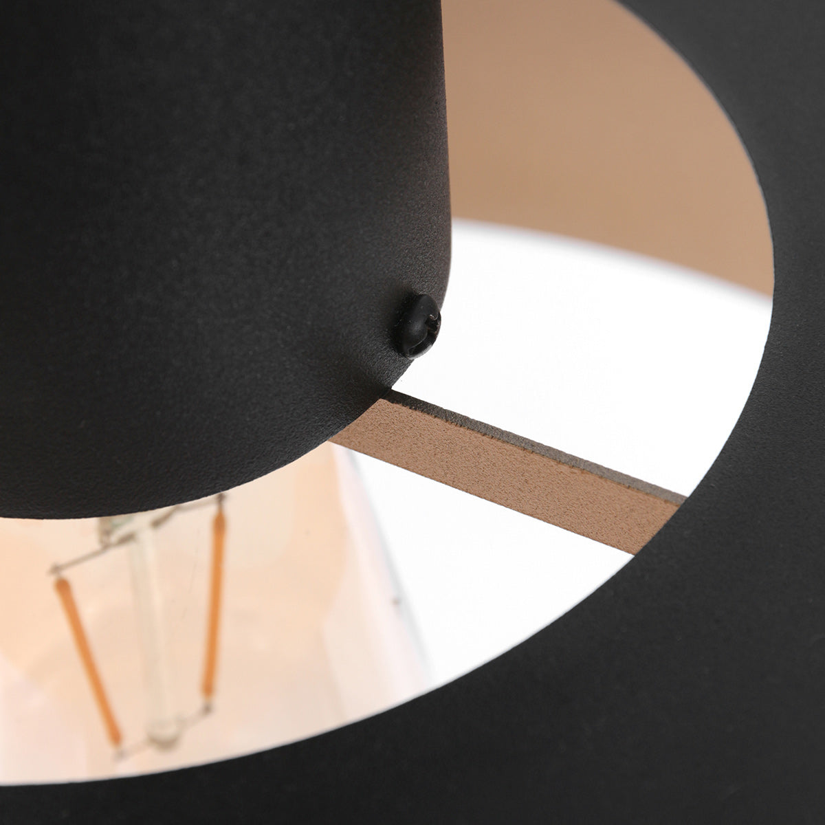 Zwarte hanglamp Flinter 3329ZW – uniek design met luxueuze uitstraling