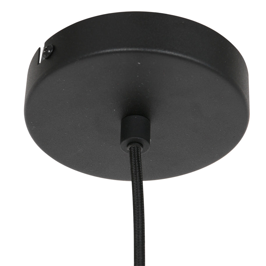 Zwarte hanglamp Flinter 3329ZW – uniek design met luxueuze uitstraling