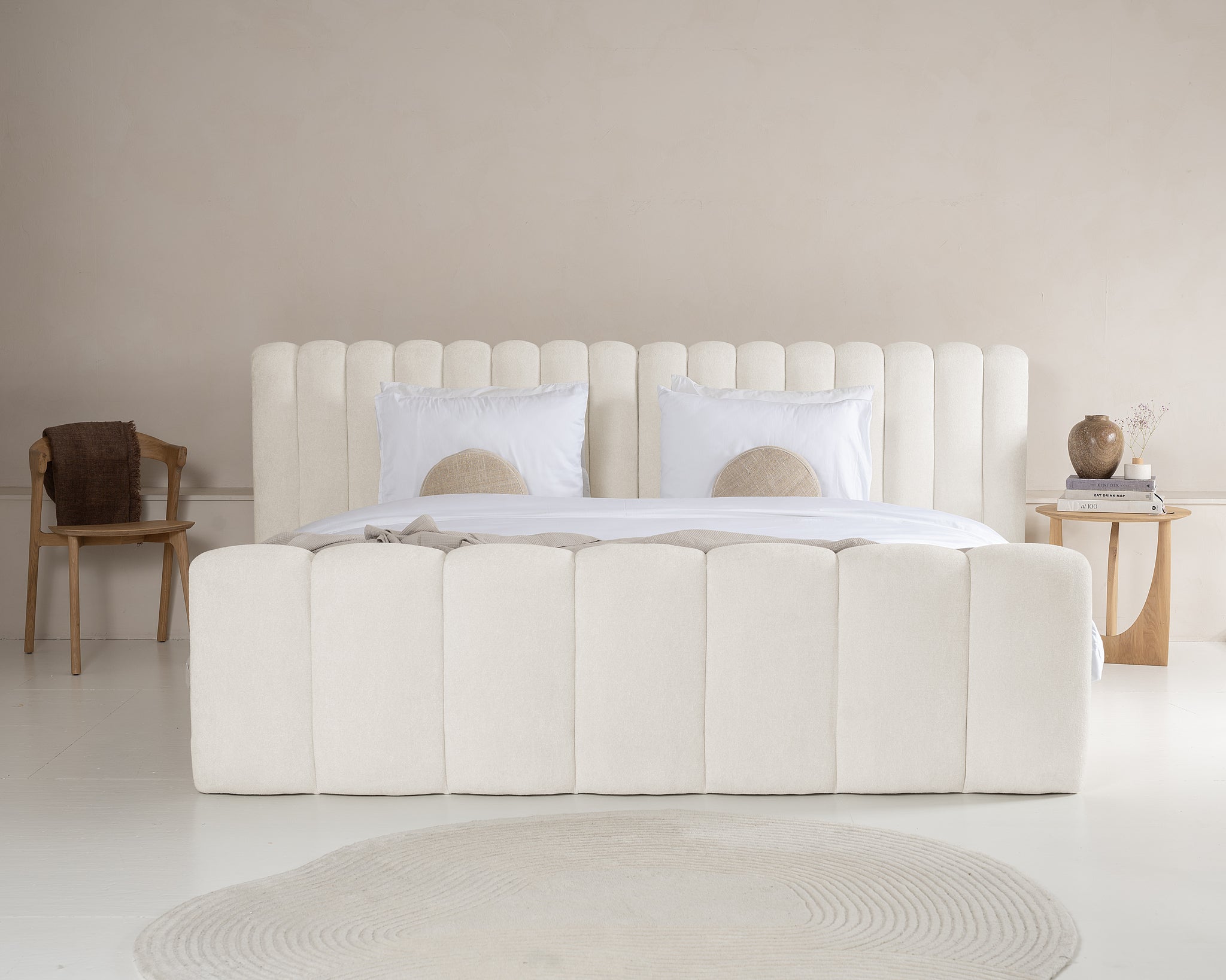 Designbed Adore Chique 160x200 Beige - Met Matras