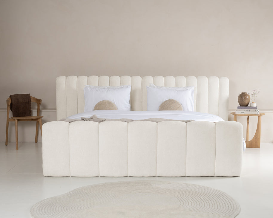 Designbed Adore Chique 160x200 Beige - Met Matras